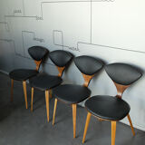 Chairs plywood teak of Norman Cherner, Plycraft, USA, lot 4