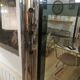 Bright artist's box mirror in chrome metal