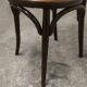 Ungvar Ungarn 1900 dark brown cane bistro chair