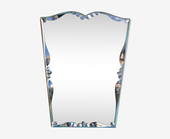 Miroir à poser biseauté art déco 33cm x 25cm