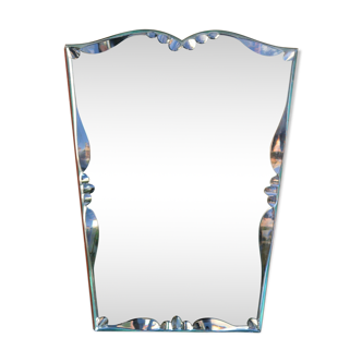 Miroir à poser biseauté art déco 33cm x 25cm