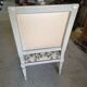 Armchair Louis XVl grey of the Xlx th century n°1
