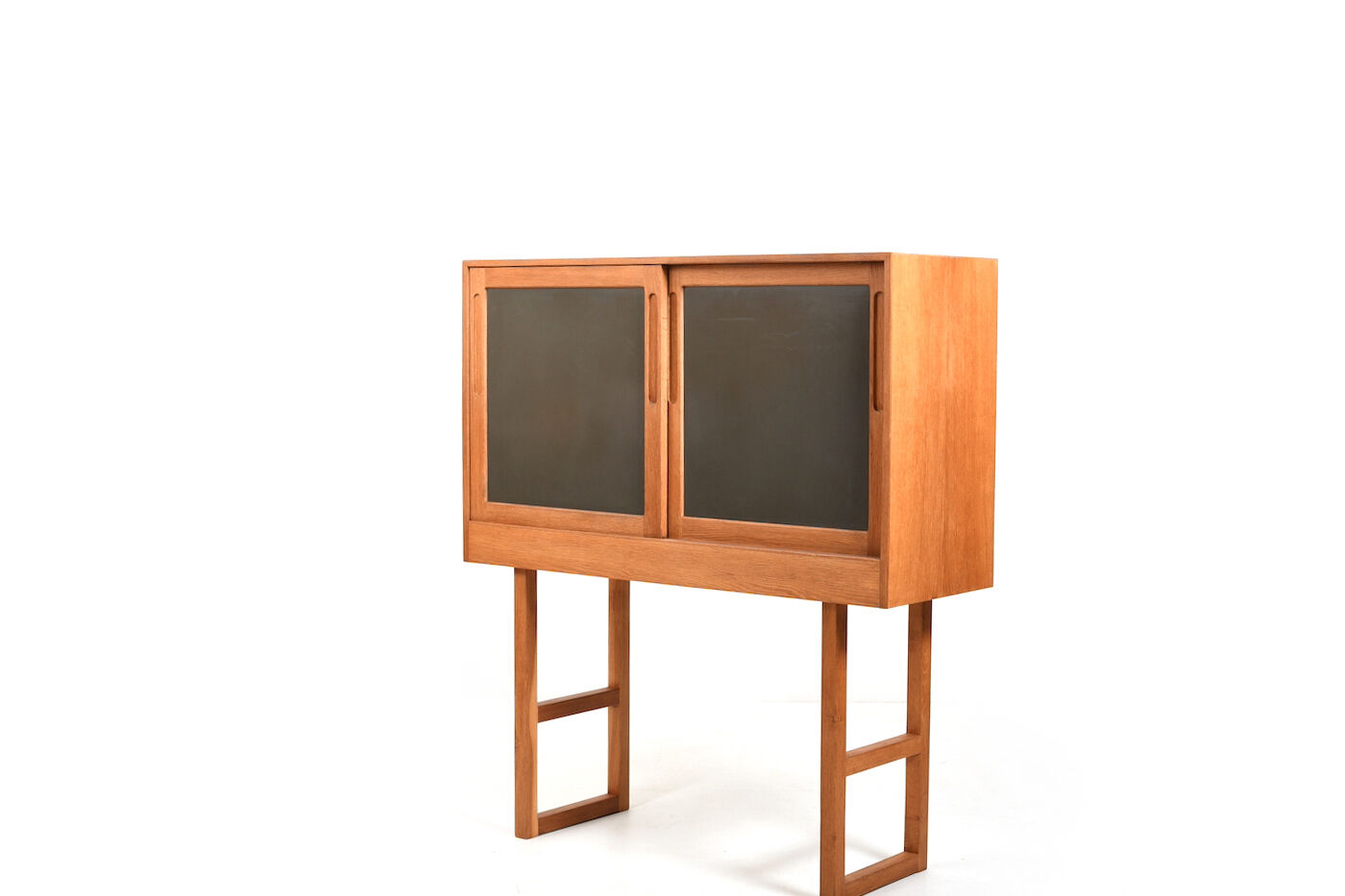 Danish oak and formica cabinet 1960s