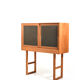 Danish oak and formica cabinet 1960s