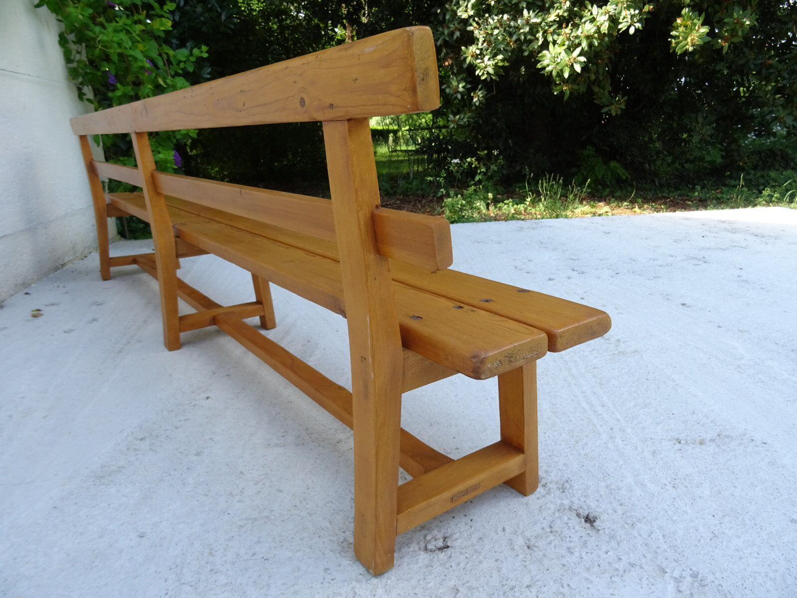 Kindergarten bench solid wood