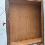 Old bathroom cabinet with marble