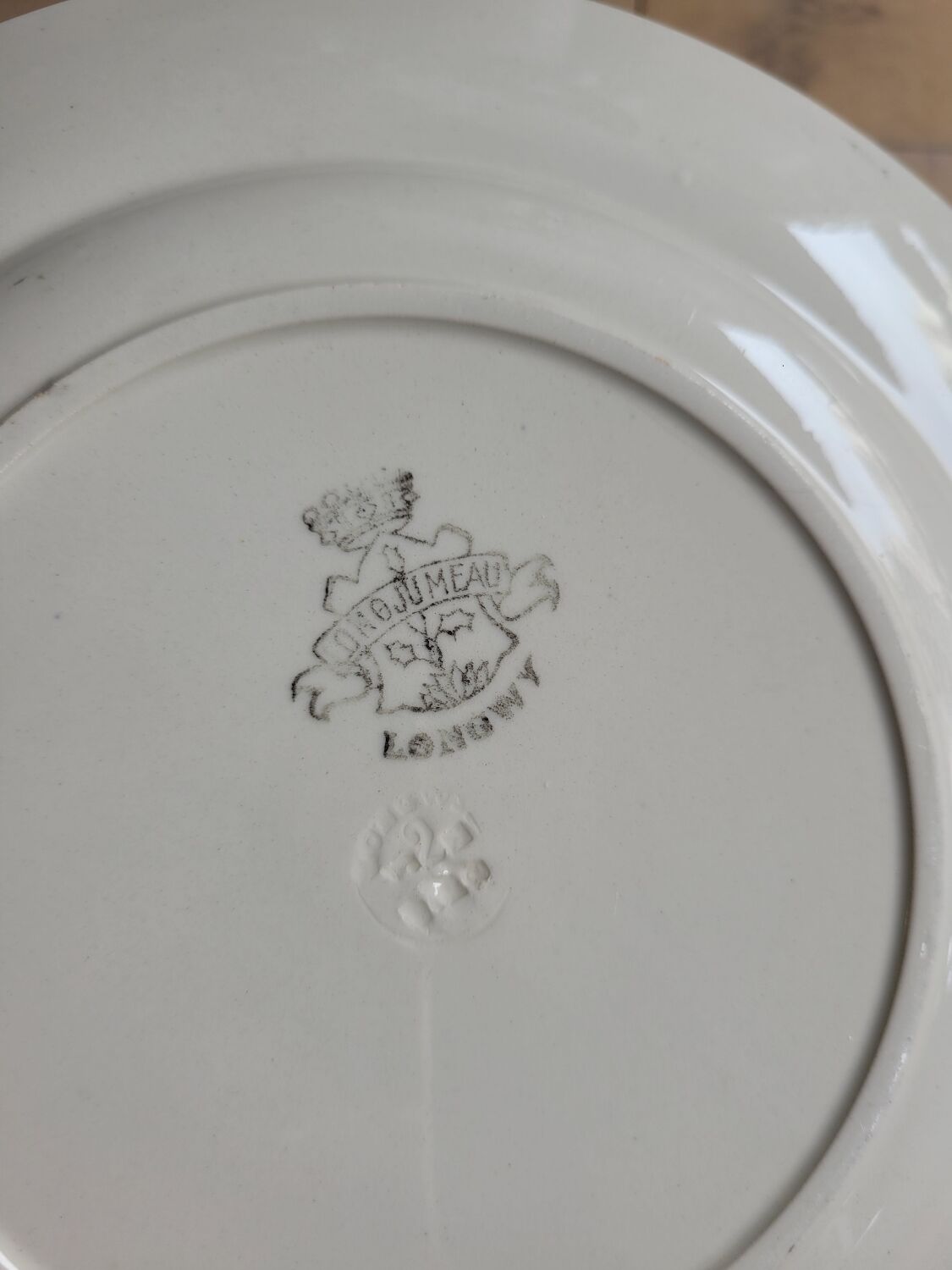 Assiette plate Longjumeau de Longwy
