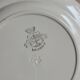 Assiette plate Longjumeau de Longwy