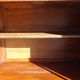 Small oak cabinet, 4 doors, Louis XIII style