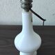 Pied de lampe opaline