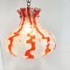 Vintage hanging lamp with murano glass, for Mazzega, 1960s