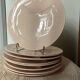 8 Asparagus plates Sarreguemines Digoin