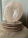 8 Asparagus plates Sarreguemines Digoin