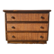 Commode en rotin et bambou Maugrion Roche Bobois