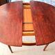 Table extensible 'papillon' années 60 placage palissandre