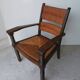 Vintage brutalist armchair