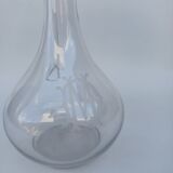 Baccarat crystal ewer, Balloon shape, circa 1910