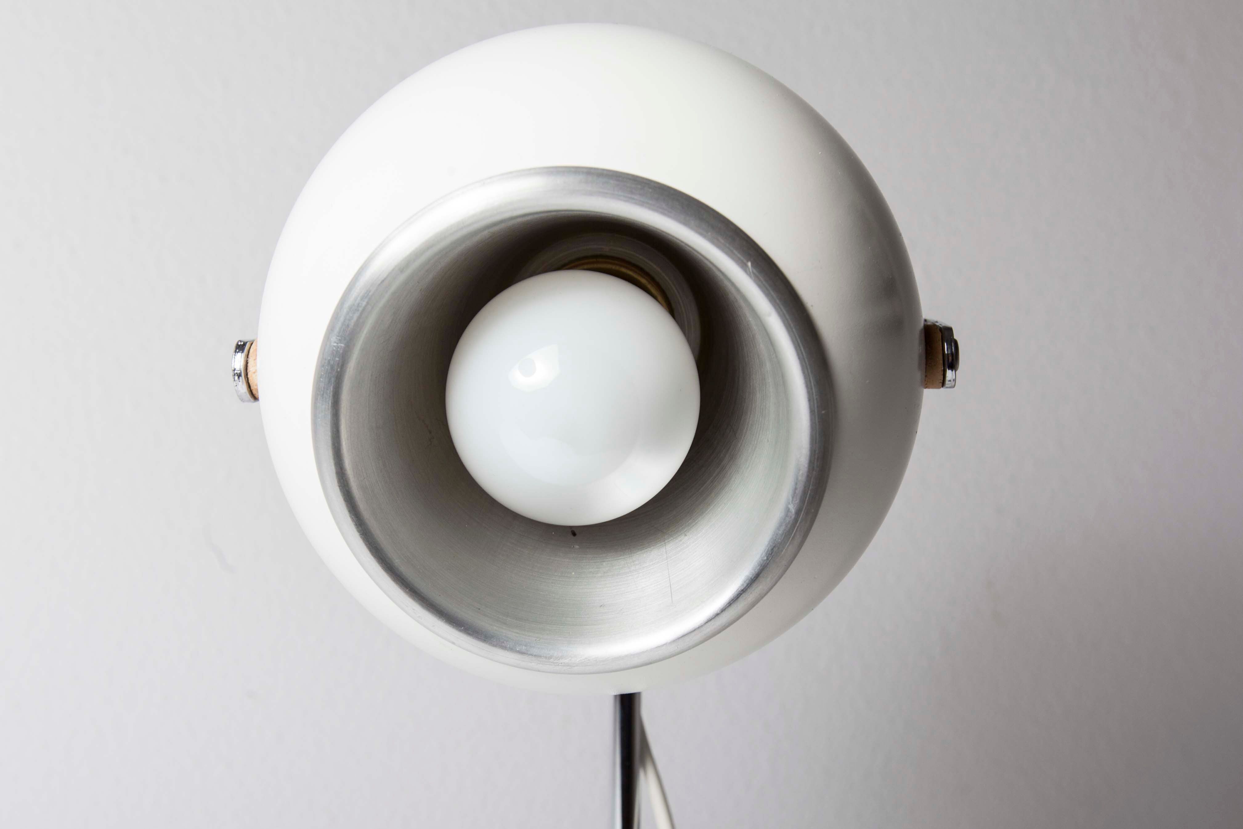 Vintage Disderot Coral Eyeball Lamp 1960