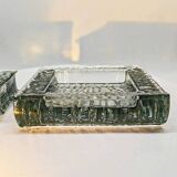 1970s very Rare Set of 3 Book shaped Ashtrays in Murano Glass by Antonio Im