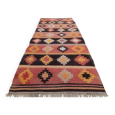 Vintage Turkish hallway rug 128x285 cm