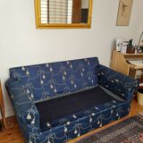 2-seater fabric sofa