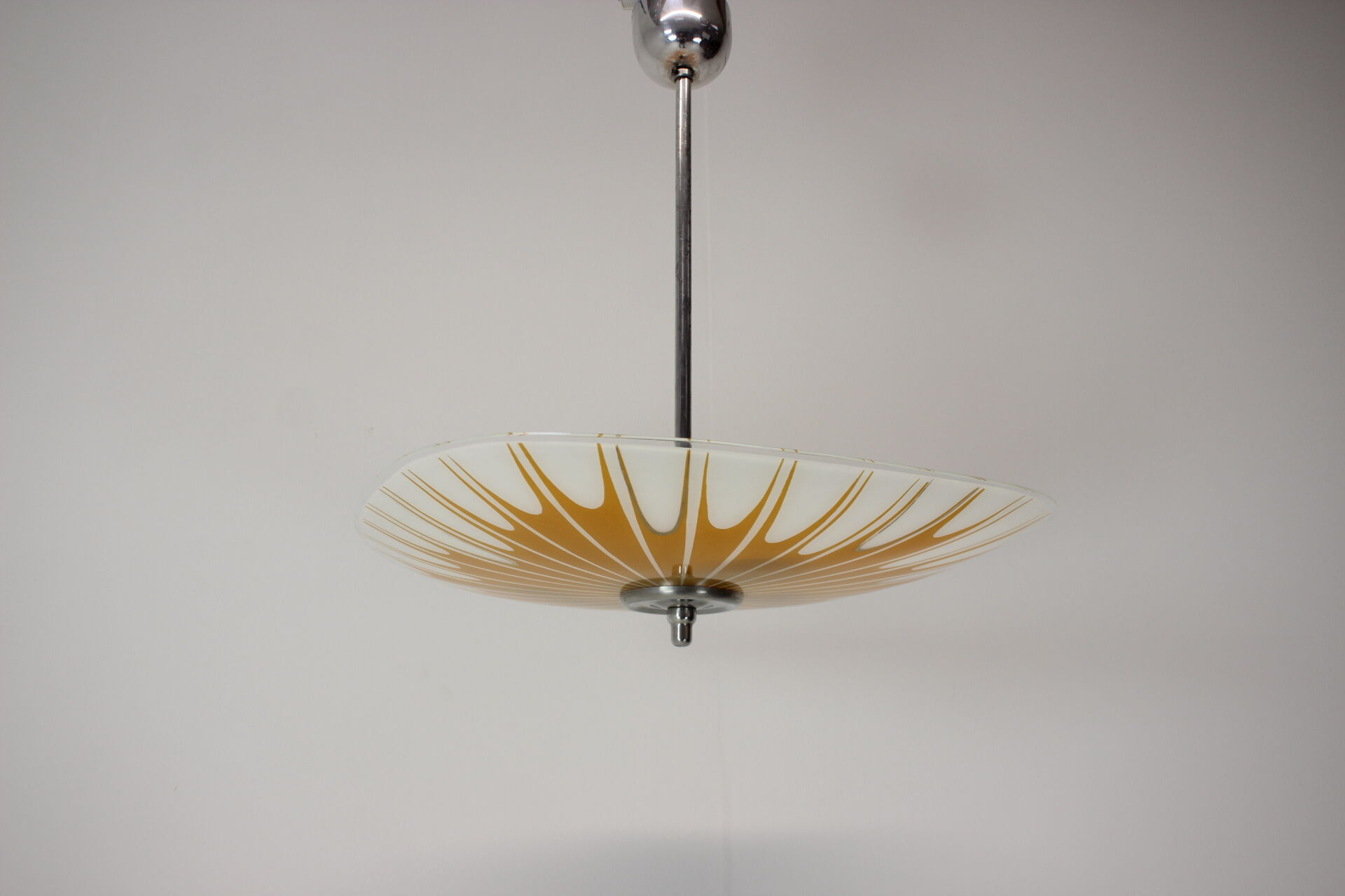 Glass Pendant by Napako, 1960's