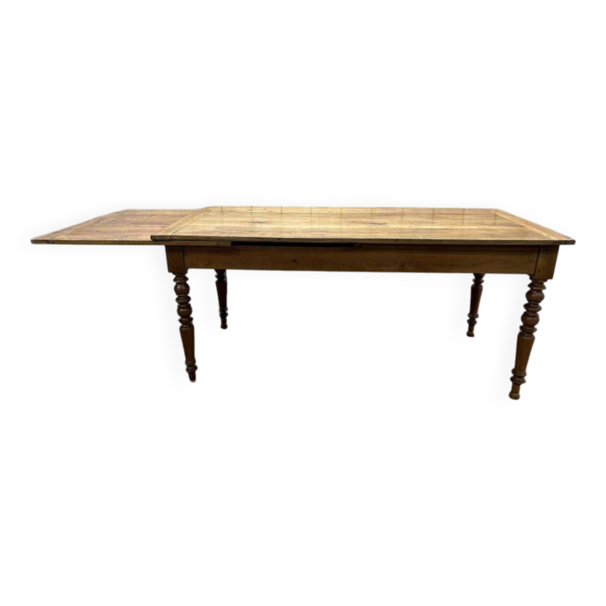 Table à manger avec planche à pain 10 personnes de style Louis philippe