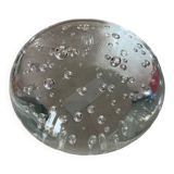 Bubble glass paperweight