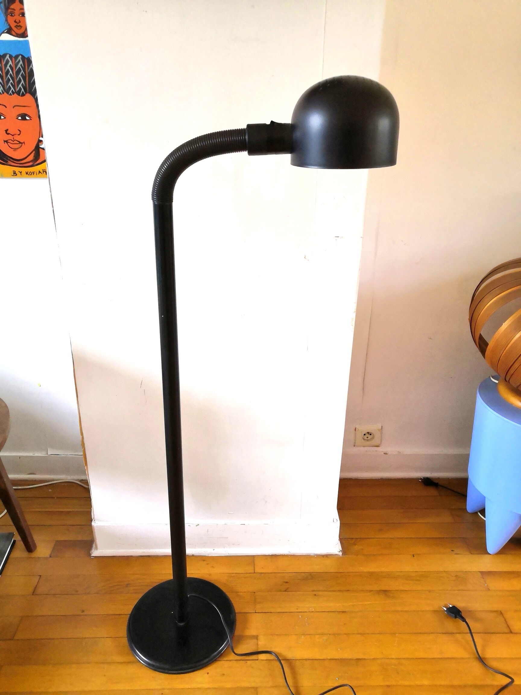 E-reader floor lamp Fagerhults design 70s - 80s