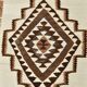 Vintage Dark Brown & Beige Classic Kilim Runner Rug, 86x252Cm