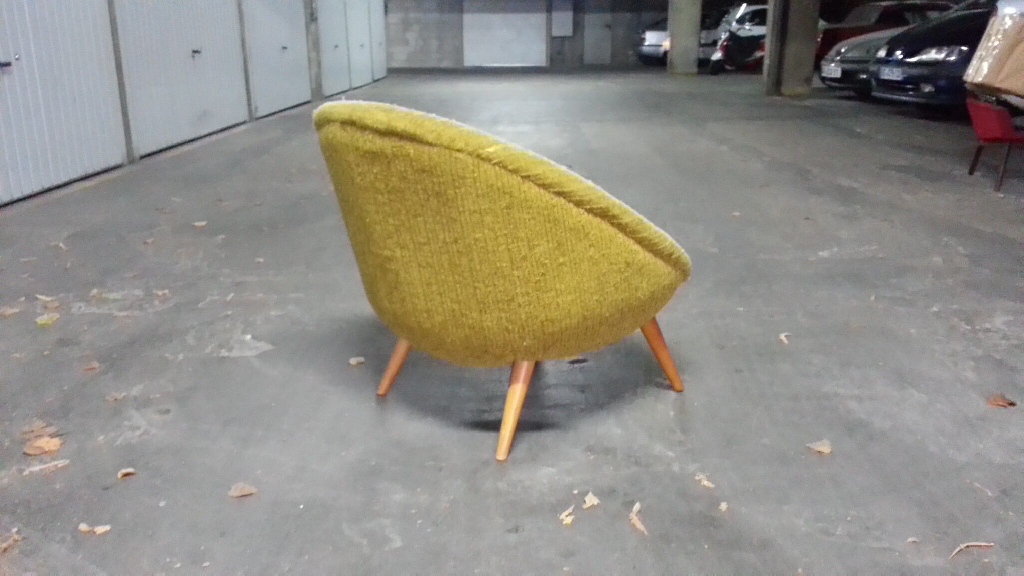 Fauteuil œuf  EGG années 50 style Jean Royere