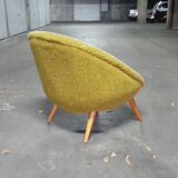 Fauteuil œuf  EGG années 50 style Jean Royere