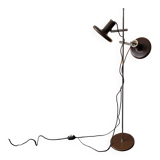 Dark brown 'Optima 4' floor lamp by Hans Due for Fog and Mørup, Denmark 1970's