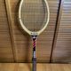 Vintage adidas tennis racket ilie năstase wood + black cover