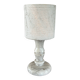 Vintage table lamp alabaster lamp, Italy 1960 minimalist