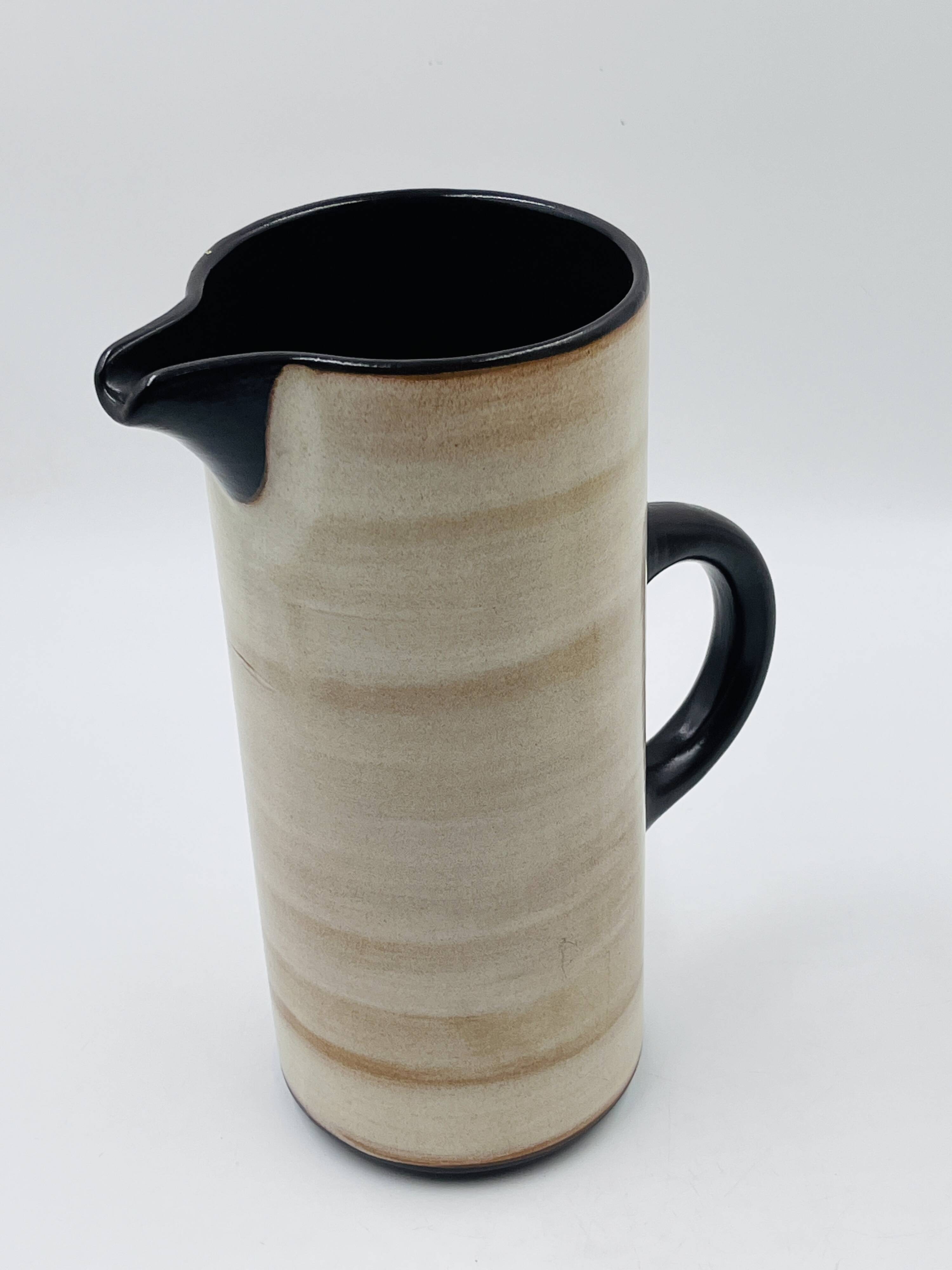 Vintage tableware service from West Germany from the 1970s.