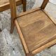Paire de chaises bistro reconstruction vintage 1940