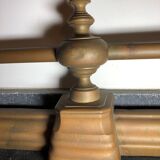 Barre de cheminée /Pare-feu / Ornement de Cheminée, Parure en Laiton ou Bronze Ancien