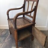 Pierced chair XIX in walnut
