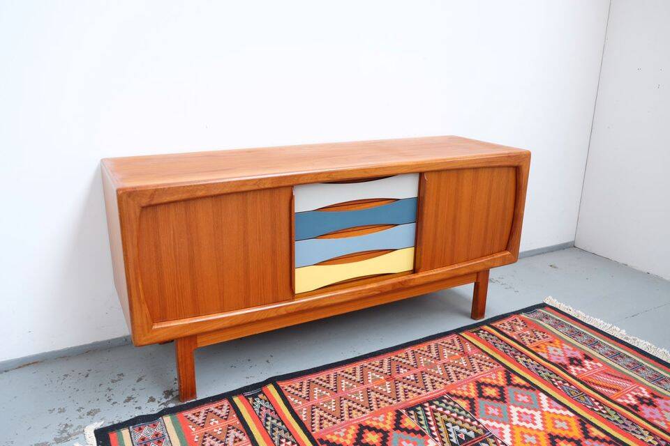 Buffet vintage danois HP Hansen en teck, années 60-70.