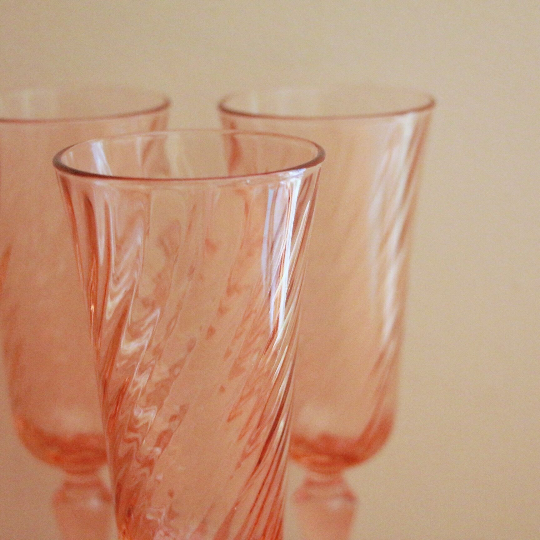 Rosaline champagne flutes