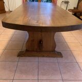 Solid elm table