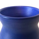 Blue ceramic vase