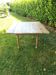 Wooden drop-leaf table