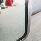 Chrome rectangular mirror 62x92cm