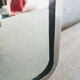 Chrome rectangular mirror 62x92cm