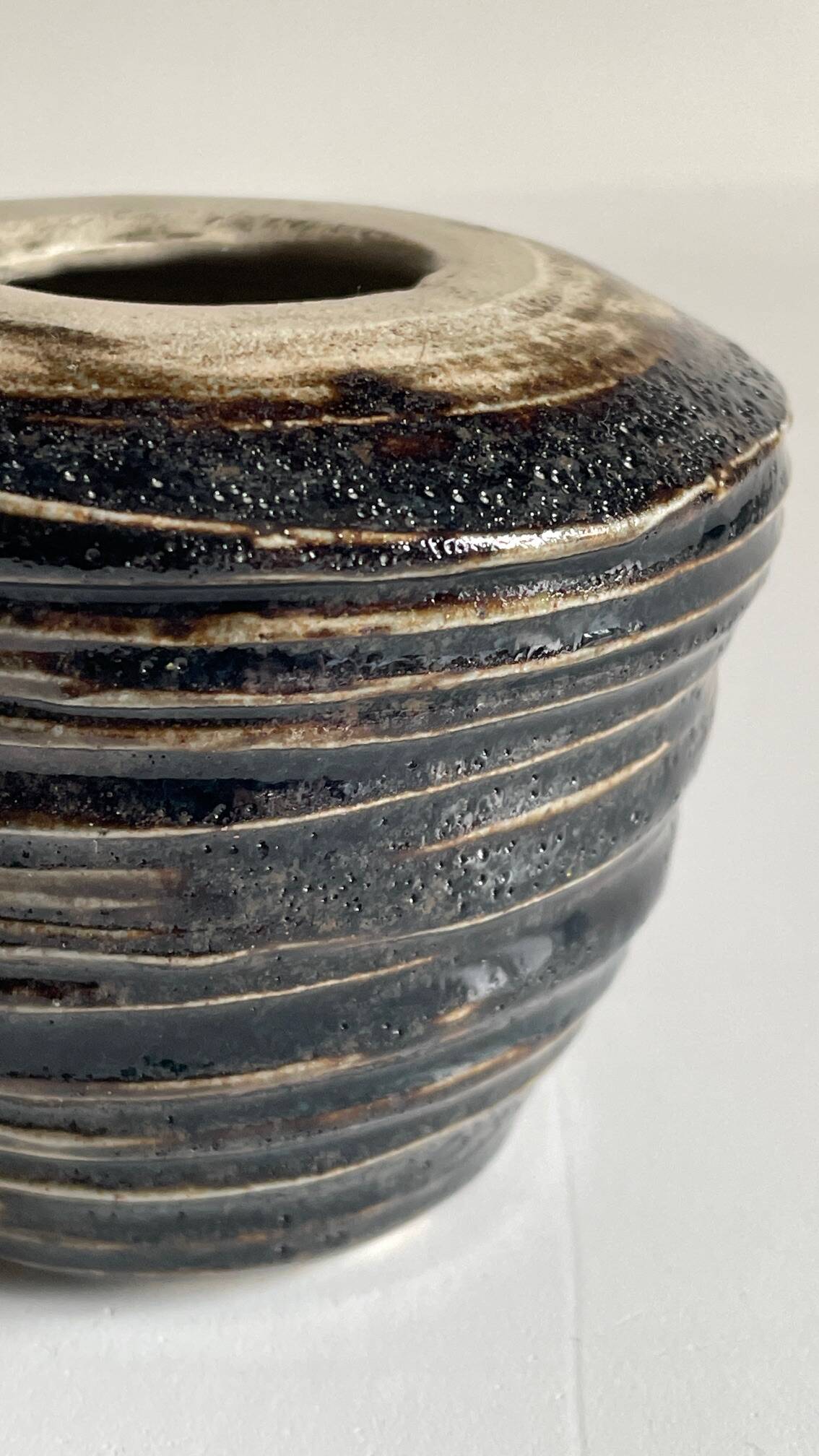 Vintage Brutalist Handmade Vase