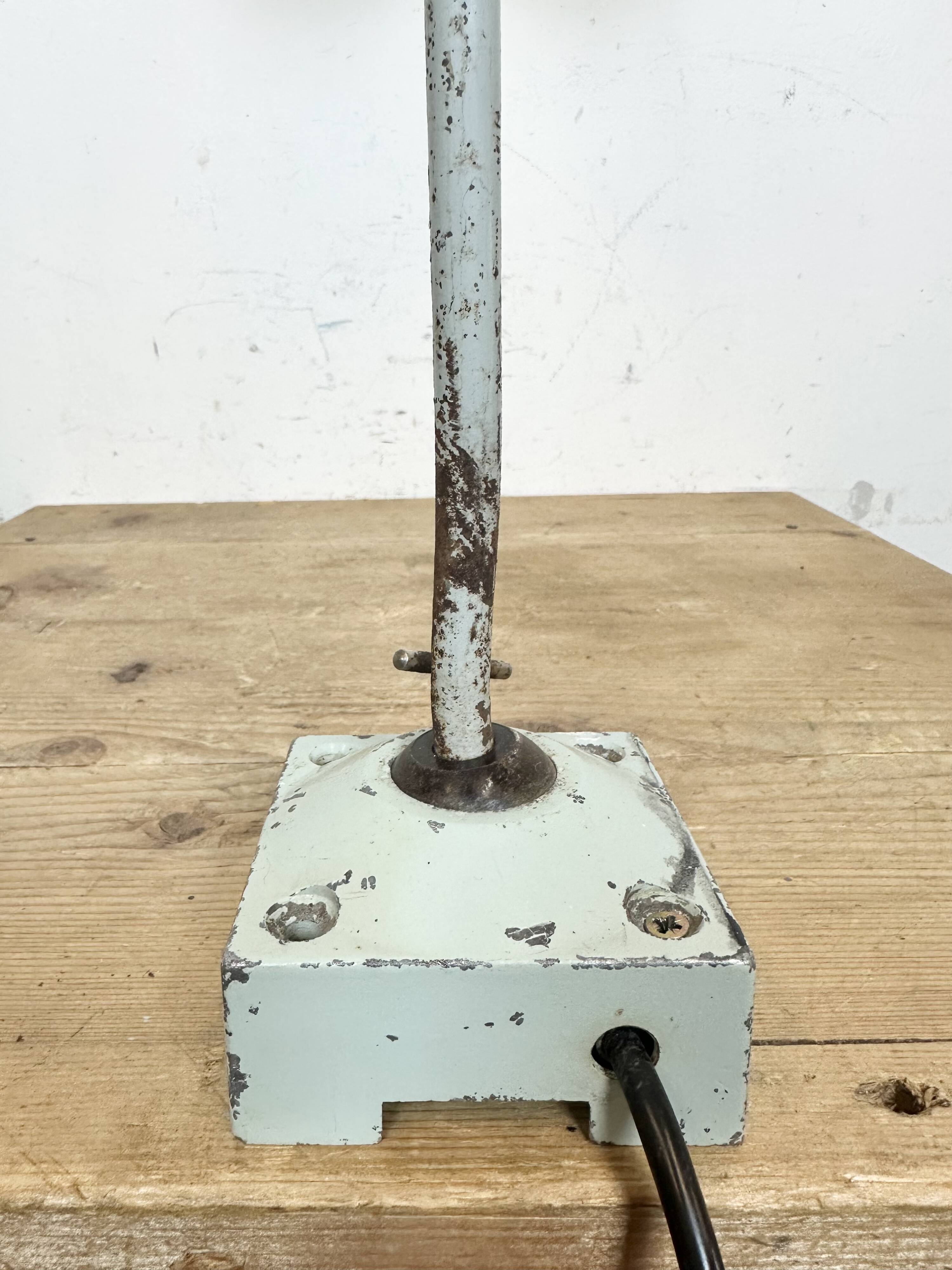 Grey Industrial Table Lamp from Elektrosvit, 1970s