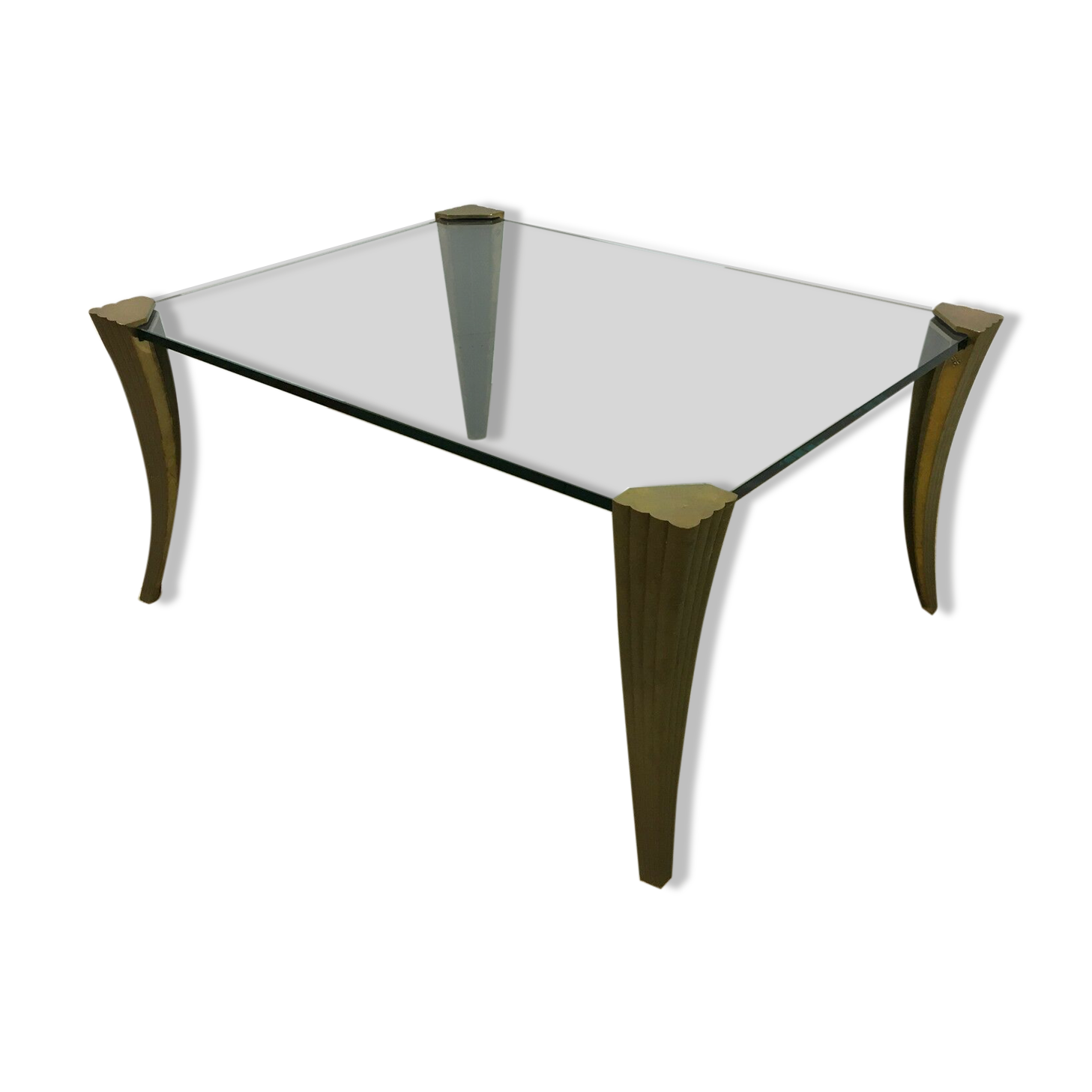 Bronze coffee table by Peter Ghyczy 60/70