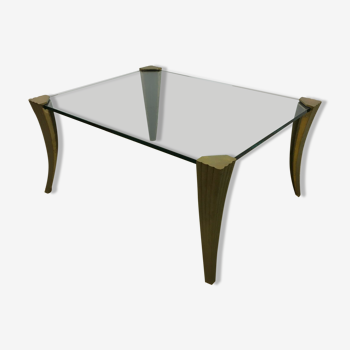 Bronze coffee table by Peter Ghyczy 60/70